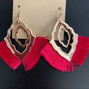 Boho statement Fringe Earrings